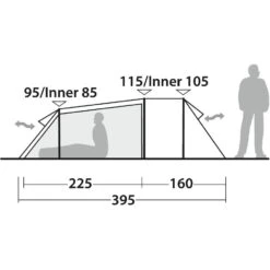 Robens Nordic Lynx 3 Tent - Dark Green -Camping Verkoop 130323 nordic lynx 3 zelt 35 1406625