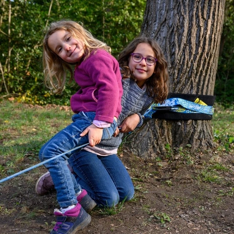 GIBBON Funline Treewear Set Slackline 15m - Blauw 6 GIBBON Funline Treewear Set Slackline 15m - Blauw - Image 6