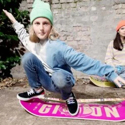 GIBBON Giboard Deck Slacklineboard - Arctic Rocker - Arctic White -Camping Verkoop 20402 giboard deck slacklineboard aldo pink 5 1386998