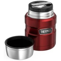 THERMOS® Stainless King Insulated Food Jar 0.47L - Midnight Blue Polished -Camping Verkoop 244259 01 d 476422