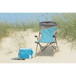 Uquip Izzy Folding Chair - Petrol/grey -Camping Verkoop 274610 05 d 550283