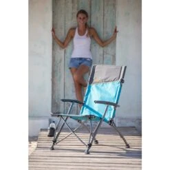 Uquip Klapstoel - Sidney - Petrol/grey -Camping Verkoop 274658 06 d 550460