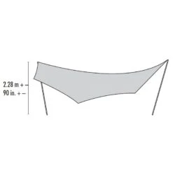 MSR Rendezvous 200 Wing V2 - Tarp - Amber -Camping Verkoop 321066 03 d 668486