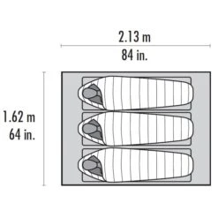 MSR Thru-Hiker Mesh House 3 Tent - Rood -Camping Verkoop 321092 02 d 668539