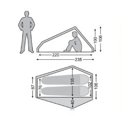 Nordisk Telemark 2 LW Tent - Burnt Red -Camping Verkoop 322242 04 d 671647