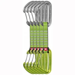 Ocun OcĂșn Hawk QD Wire PA 16 Mm Quickdraw - Set Van 5 - Groen