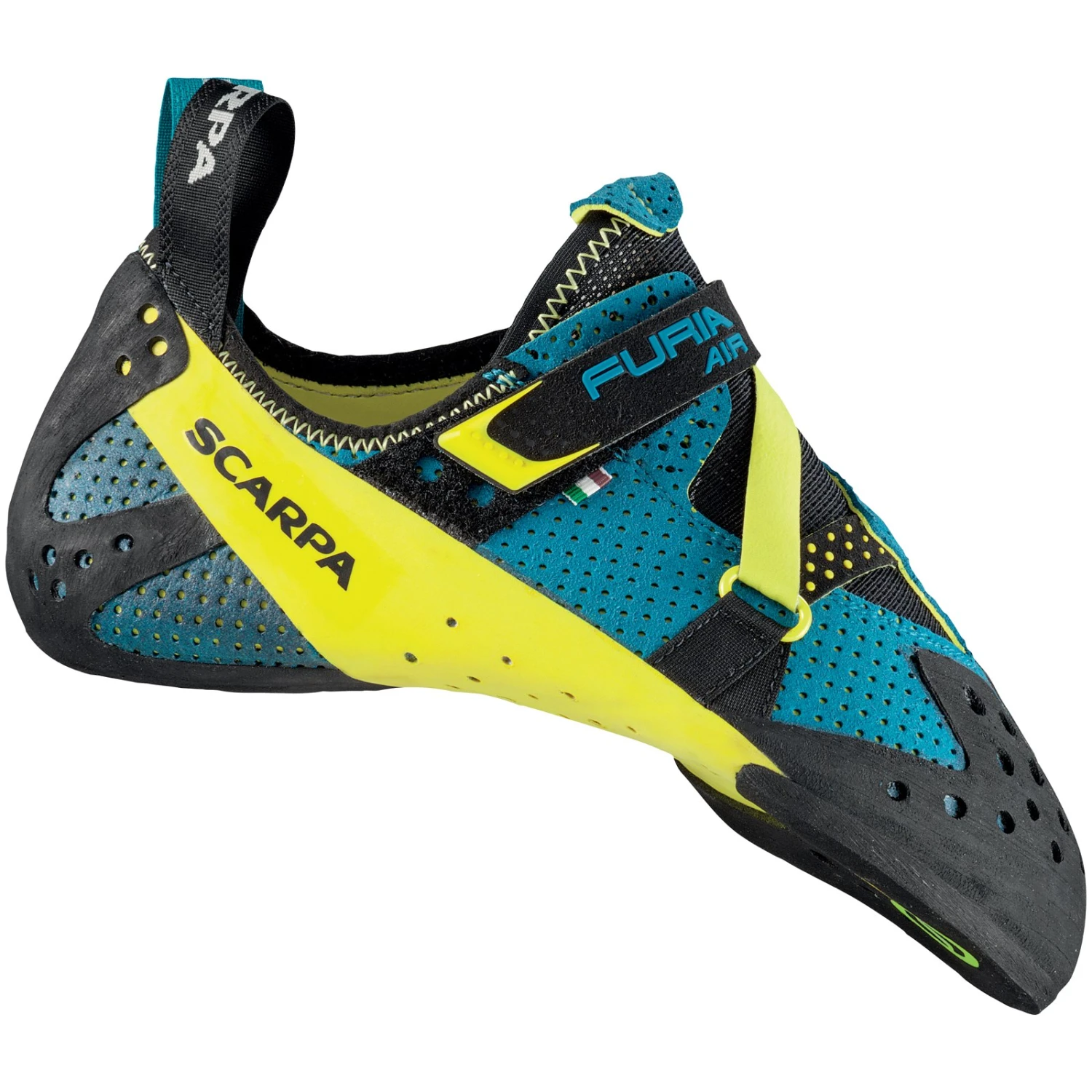 Scarpa Furia Air Klimschoenen - Baltic Blue/yellow 1 Scarpa Furia Air Klimschoenen - Baltic Blue/yellow