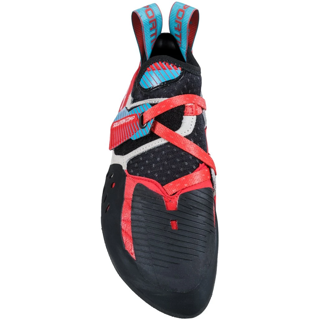 La Sportiva Solution Comp Klimschoenen Dames - Hibiscus/Malibu Blue 2 La Sportiva Solution Comp Klimschoenen Dames - Hibiscus/Malibu Blue - Image 2