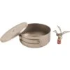Robens Fire Midge Ti. Cook Set Pot + Gasbrander