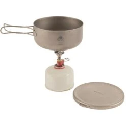 Robens Fire Midge Ti. Cook Set Pot + Gasbrander -Camping Verkoop 690343 fire midge ti kochtopf set 6 1410399
