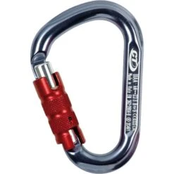 Climbing Technology Snappy TG HMS-Carabiner - Titan/silver/red
