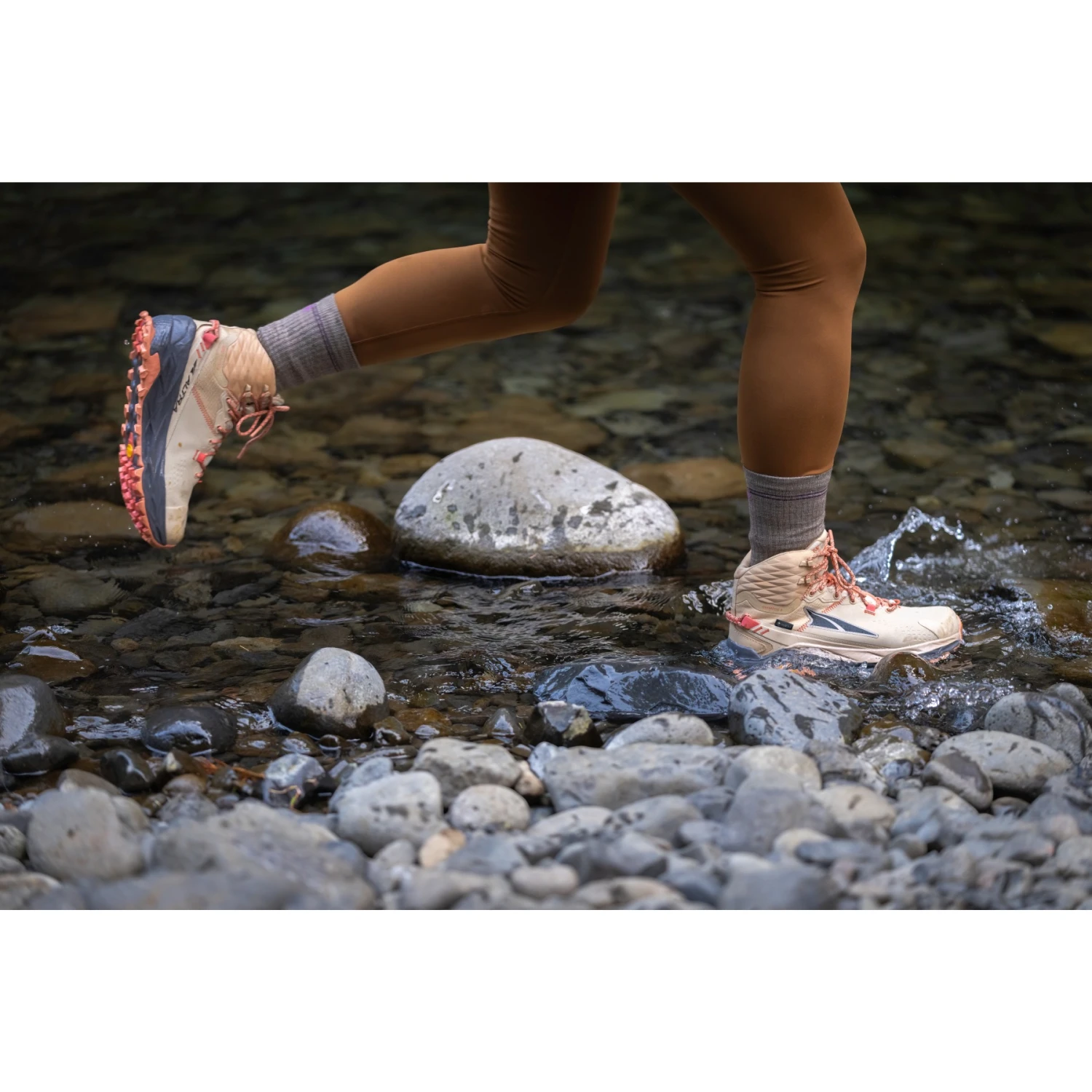 Altra Olympus 5 Hike Mid GTX Wandelschoenen Dames - Sand 6 Altra Olympus 5 Hike Mid GTX Wandelschoenen Dames - Sand - Image 6