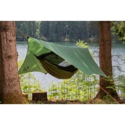 Amazonas Ultra-Light Traveller Tarp - Groen -Camping Verkoop amazonas ultra light hammock moskito traveller thermo 3 1507215