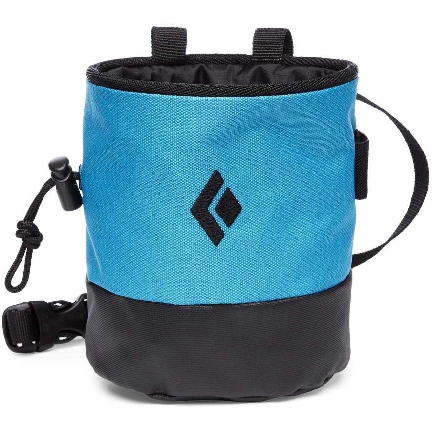 Black Diamond Mojo Zip Chalk Bag - M/L - Azul 1 Black Diamond Mojo Zip Chalk Bag - M/L - Azul