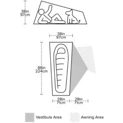 Big Agnes Copper Spur HV UL1 Bikepack Tent - Gray/silver -Camping Verkoop big agnes copper spur hv ul1 bikepack tent gray silver 6 1215940
