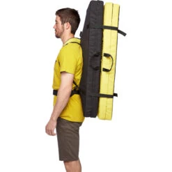 Black Diamond Circuit Crash Pad - Black-Lemon Grass -Camping Verkoop black diamond circuit crashpad black lemon grass4 830253