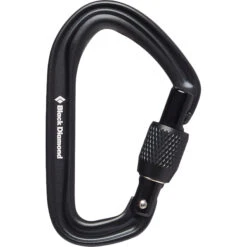 Black Diamond HotForge Screwgate Carabiner - Black