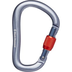 Black Diamond RockLock Screwgate Carabiner - Gray