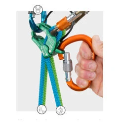Climbing Technology Be Up Zekeringsapparaat - Blue -Camping Verkoop climbing technologies be up 2d657a5yv green g 1027404