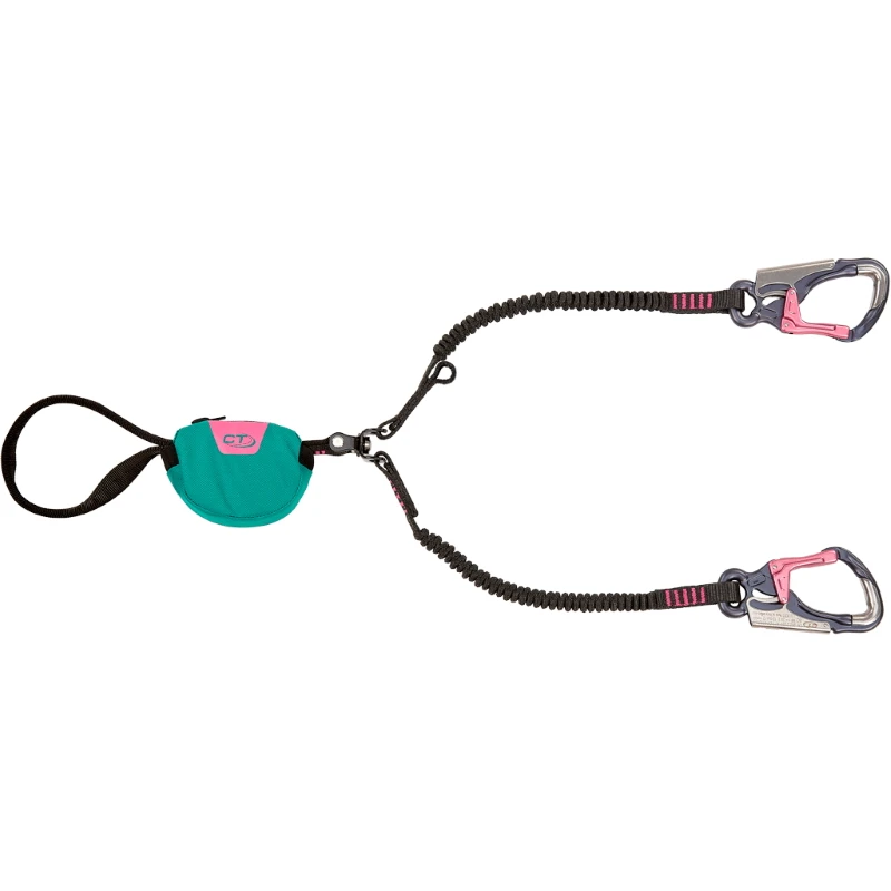Climbing Technology Top Shell Compact W Via Ferrata Set - Groen/roze 2 Climbing Technology Top Shell Compact W Via Ferrata Set - Groen/roze - Image 2