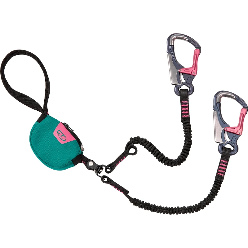 Climbing Technology Top Shell Compact W Via Ferrata Set - Groen/roze 1 Climbing Technology Top Shell Compact W Via Ferrata Set - Groen/roze