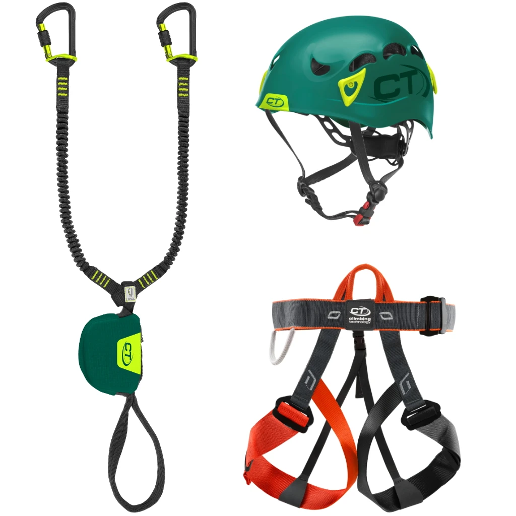 Climbing Technology Via Ferrata Kit Evo G (K-Classic Slider + Galaxy + Discovery) 1 Climbing Technology Via Ferrata Kit Evo G (K-Classic Slider + Galaxy + Discovery)