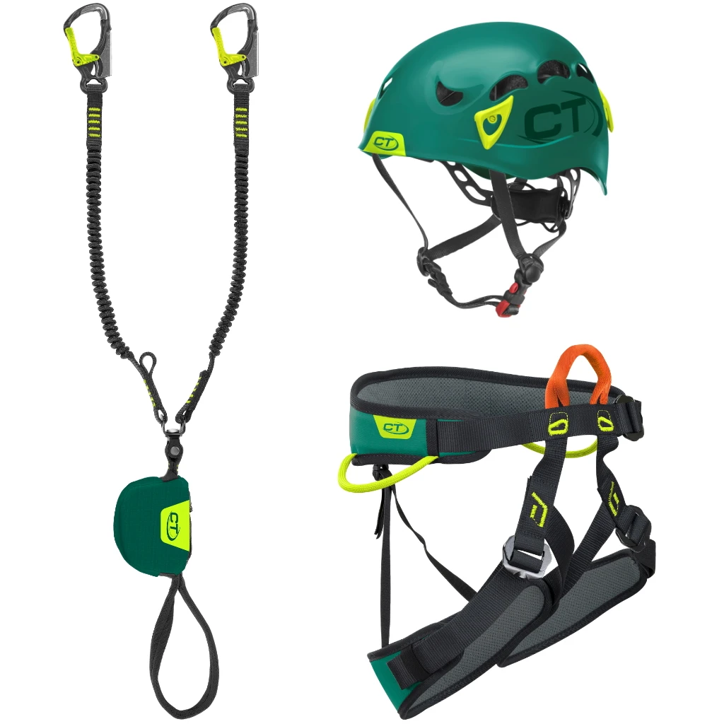Climbing Technology Via Ferrata Kit Plus G-Compact (Top Shell Compact + Galaxy + Explorer) 1 Climbing Technology Via Ferrata Kit Plus G-Compact (Top Shell Compact + Galaxy + Explorer)