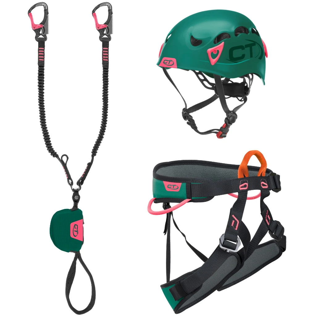 Climbing Technology Via Ferrata Kit Plus G-Compact W (Top Shell Compact + Galaxy + Explorer) 1 Climbing Technology Via Ferrata Kit Plus G-Compact W (Top Shell Compact + Galaxy + Explorer)