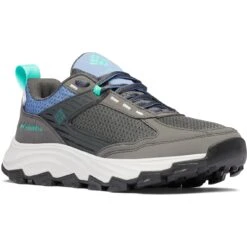 Columbia Hatana Max Outdry Hiking Shoes Women - Dark Grey, Electric Turquoise -Camping Verkoop columbia hatana max outdry hiking shoes women dark grey electric turquoise 3 1173009