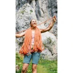 Edelrid Heron Eco Dry 9,8mm Touw - 60m - Fire 7 Edelrid Heron Eco Dry 9,8mm Touw - 60m - Fire -Camping Verkoop edelrid heron rope 71335 9 1183917