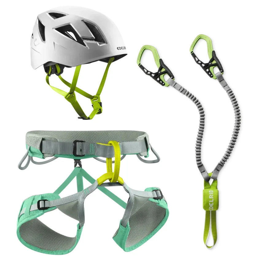 Edelrid Jayne Kit III Via Ferrata Set - Assorted Colours 1 Edelrid Jayne Kit III Via Ferrata Set - Assorted Colours