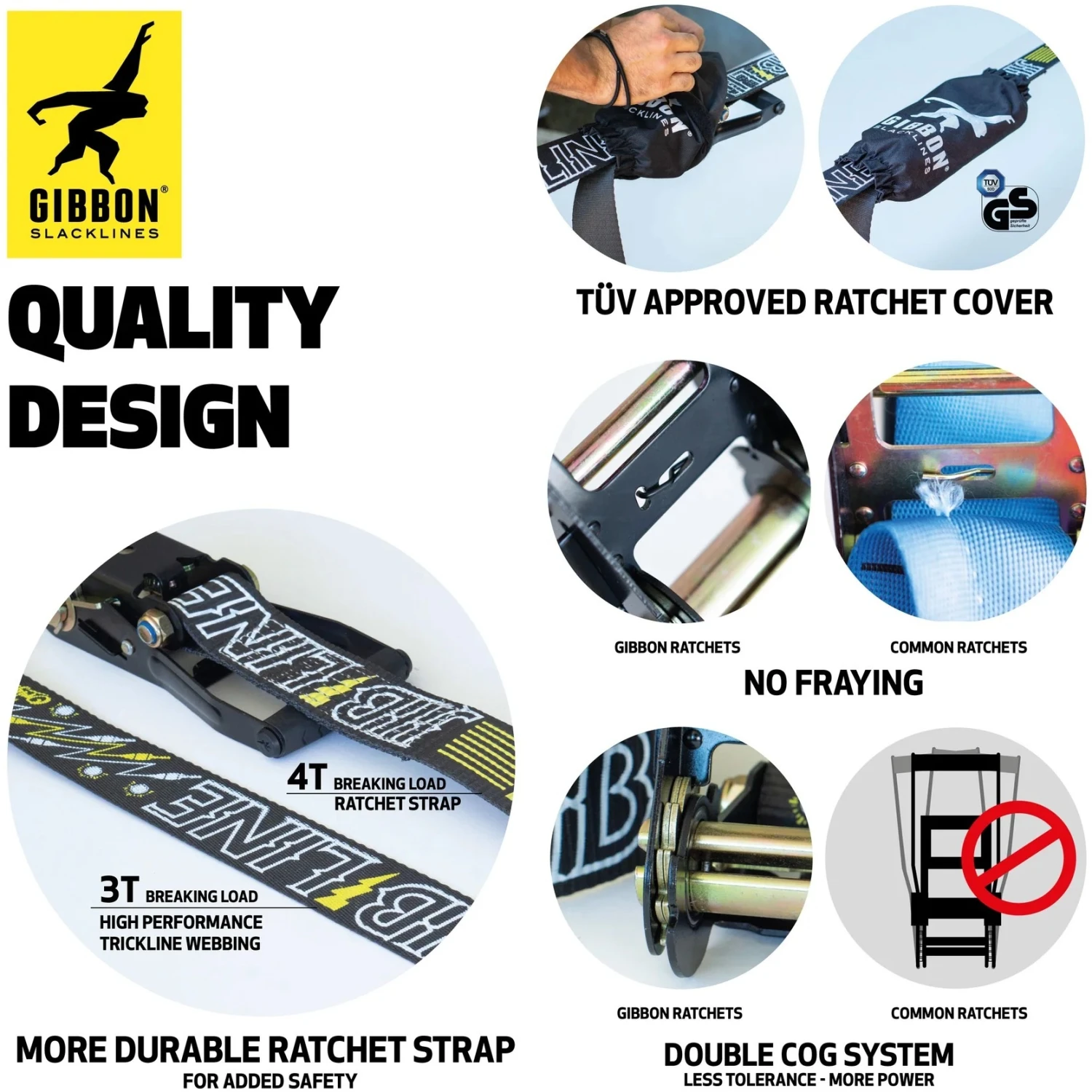 GIBBON Jibline XL Treewear - 25m Slackline Set 6 GIBBON Jibline XL Treewear - 25m Slackline Set - Image 6