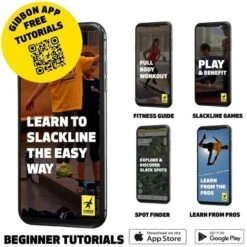 GIBBON Slackrack Classic 4.5m - Geel/zwart 10 GIBBON Slackrack Classic 4.5m - Geel/zwart -Camping Verkoop gibbon slackrack classic yellow black 16117 02 1512325