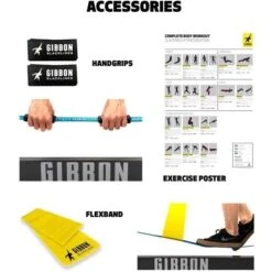 GIBBON Slackrack Fitness Edition 3m - Blauw/grijs -Camping Verkoop gibbon slackrack fitness blue grey 15116 07 1512337