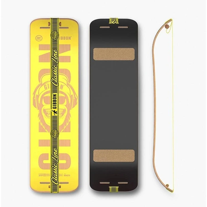 GIBBON Giboard Set Slacklineboard - Bonzo Classic - Geel 2 GIBBON Giboard Set Slacklineboard - Bonzo Classic - Geel - Image 2