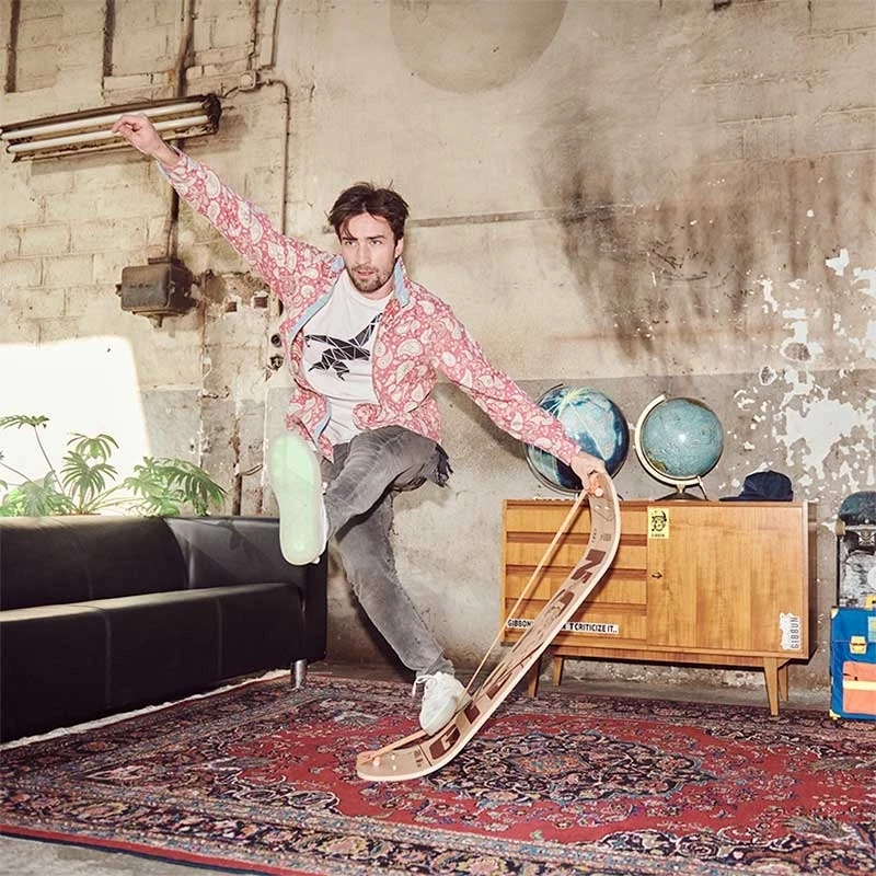 GIBBON Giboard Set Slacklineboard - Roots Rocker Travel - Brown 6 GIBBON Giboard Set Slacklineboard - Roots Rocker Travel - Brown - Image 6