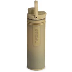 Grayl UltraPress Purifier Drinkfles Met Waterfilter - 500ml - Desert Tan -Camping Verkoop grayl ultrapress desert tan 1 1116128