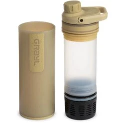 Grayl UltraPress Purifier Drinkfles Met Waterfilter - 500ml - Desert Tan -Camping Verkoop grayl ultrapress desert tan 3 1116130