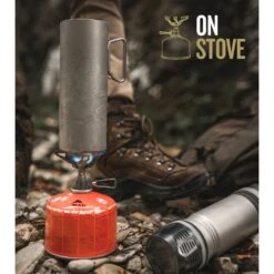 Grayl UltraPress Purifier Titanium Fles Met Waterfilter - 500ml - Olive Drab -Camping Verkoop grayl ultrapress purifier titanium bottle with water filter 500ml 7 1494958 2