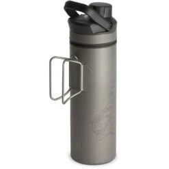 Grayl UltraPress Purifier Titanium Fles Met Waterfilter - 500ml - Covert Black -Camping Verkoop grayl ultrapress purifier titanium bottle with water filter 500ml covert black 4 1494950