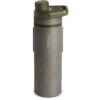 Grayl UltraPress Purifier Titanium Fles Met Waterfilter - 500ml - Olive Drab