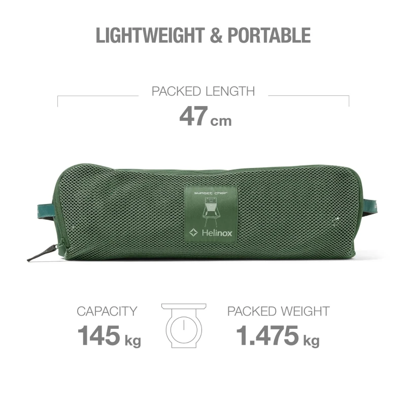 Helinox Sunset Chair - Campingstoel - Coyote Tan / Black 3 Helinox Sunset Chair - Campingstoel - Coyote Tan / Black - Image 3