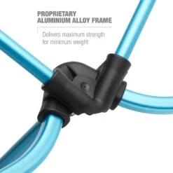 Helinox Beach Chair - Campingstoel - Zwart / Cyan Blue -Camping Verkoop helinox beach chair black cyan blue 12651r2 04 1383473