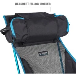 Helinox Beach Chair - Campingstoel - Zwart / Cyan Blue -Camping Verkoop helinox beach chair black cyan blue 12651r2 07 1383476