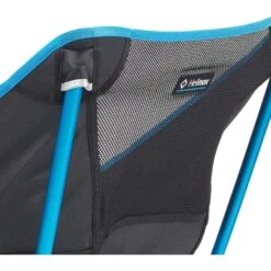 Helinox Café Camping Chair - Black - Cyan Blue -Camping Verkoop helinox cafe chair black cyan blue 3 1215199
