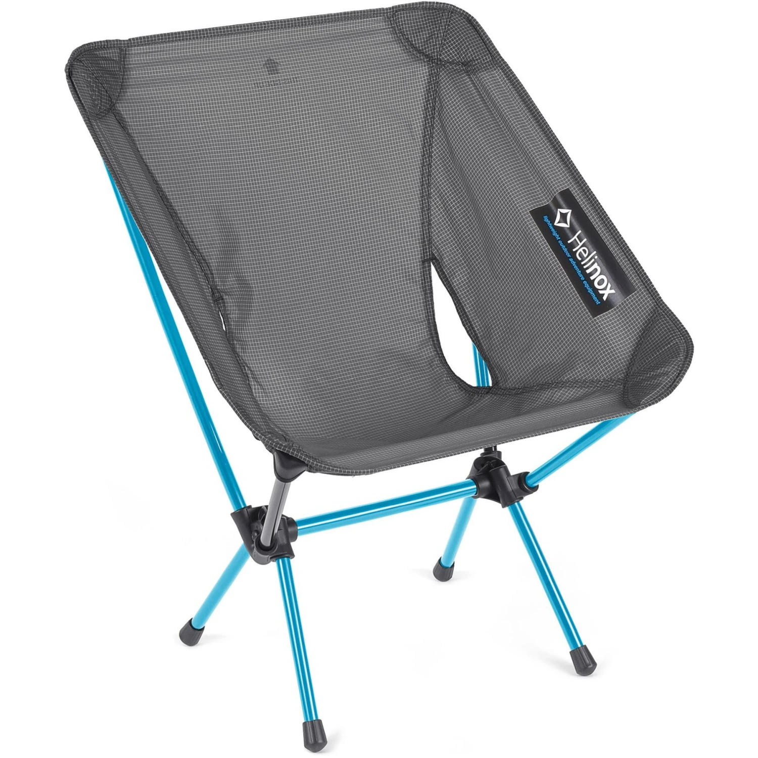 Helinox Chair Zero L - Campingstoel - Zwart / Cyan Blue 1 Helinox Chair Zero L - Campingstoel - Zwart / Cyan Blue