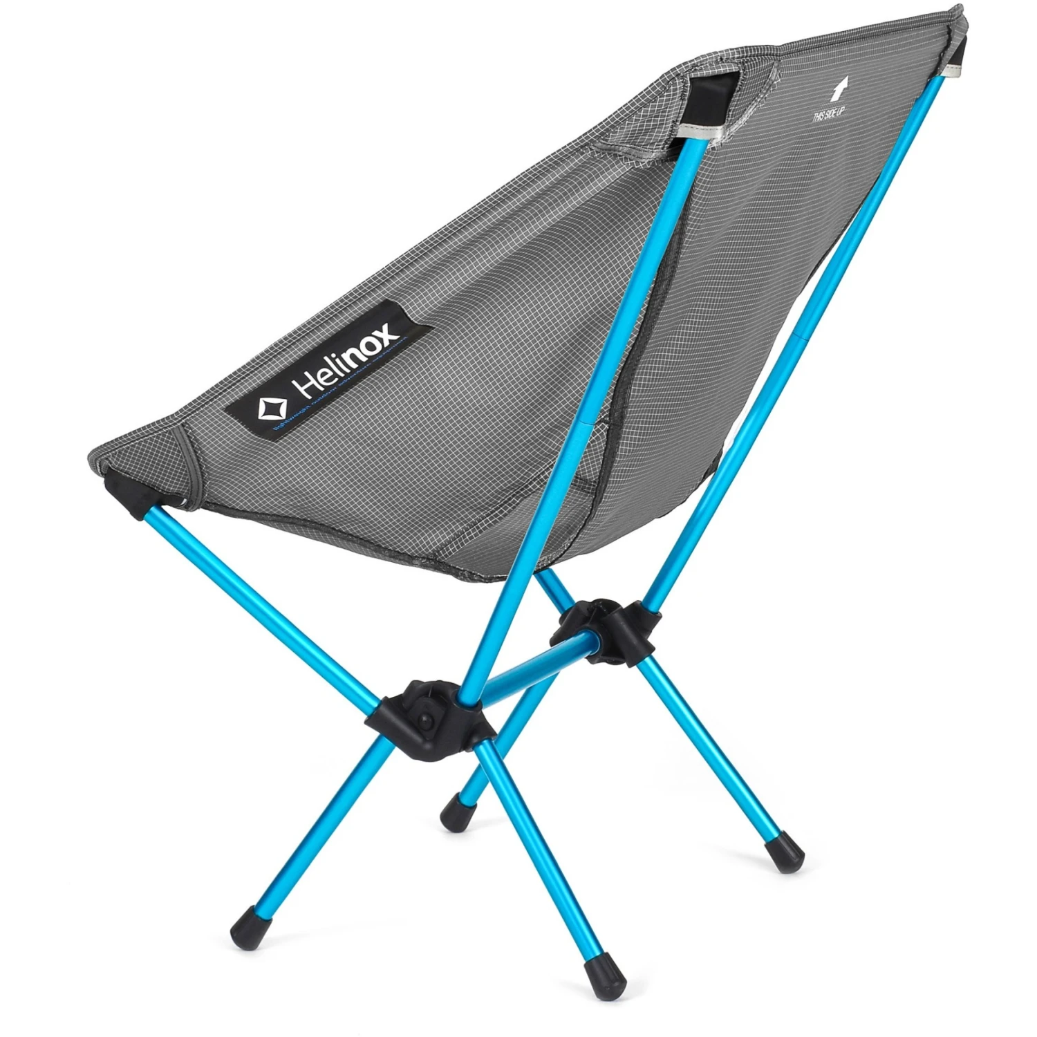 Helinox Chair Zero L - Campingstoel - Zwart / Cyan Blue 2 Helinox Chair Zero L - Campingstoel - Zwart / Cyan Blue - Image 2