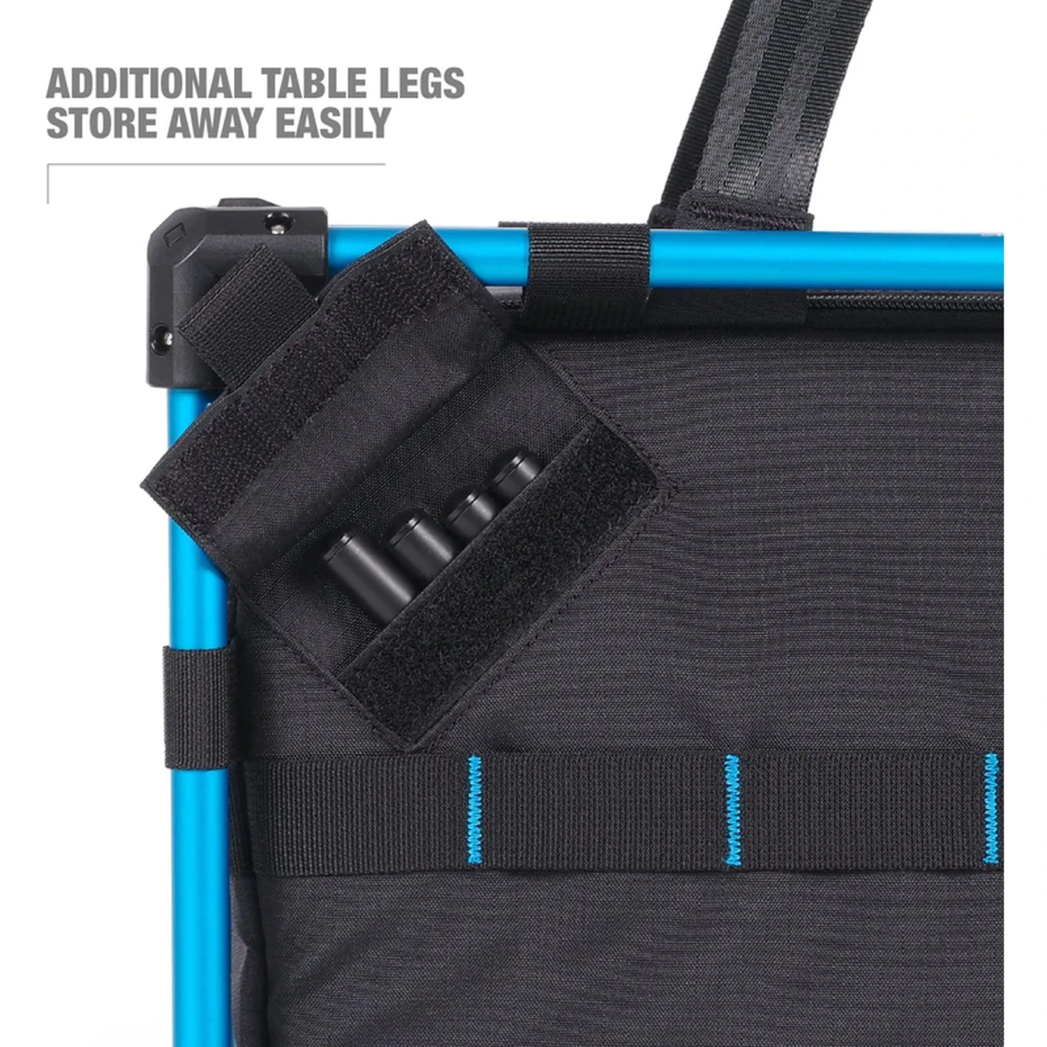 Helinox Outdoor Field Office M - Black - Cyan Blue 3 Helinox Outdoor Field Office M - Black - Cyan Blue - Image 3