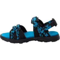 Jack Wolfskin 2 In 1 Kindersandaal (Größe 30-33) - Black/blue -Camping Verkoop jack wolfskin 2 in 1 sandal kids black blue 3 912940