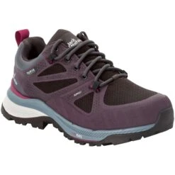 Jack Wolfskin Force Striker Texapore Low Dames Wandelschoenen - Purple / Grey